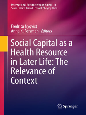 cover image of Social Capital as a Health Resource in Later Life